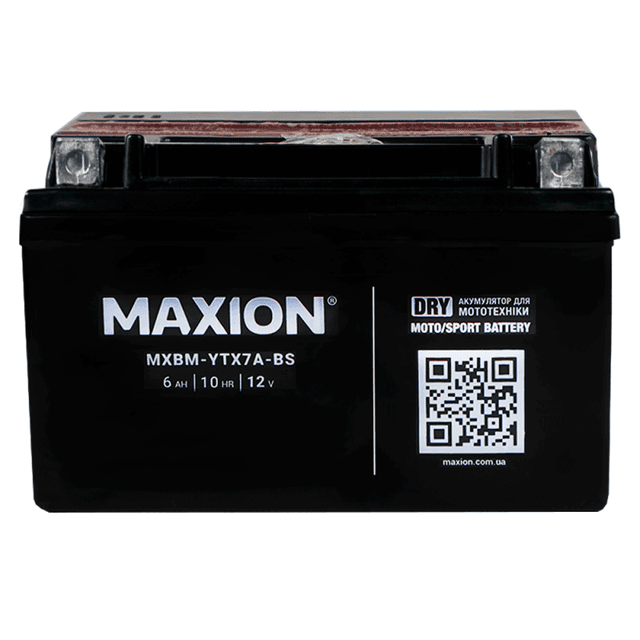 MAXION MXBM-YTX7A-BS 6Ah 90A 12V L+