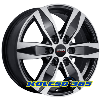 Disla Vanline 6 7x16 6x114.3 ET40 DIA66.1 Black Diamond (Черный глянцевый)