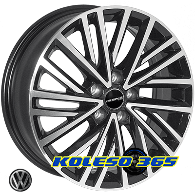 ZF TL1455NW 5.5x14 5x100 ET38 DIA57.1 Черный с алмазной механической обработкой лицевой поверхности