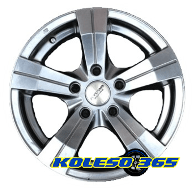 Kyowa Racing KR-347 6.5x15 5x105 ET38 DIA56.6 Hyper Silver (Cупер серебро)