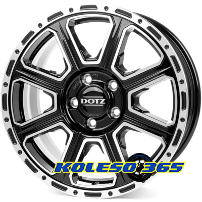 Dotz Kalahari 8x17 6x139.7 ET20 DIA106.1 Dark polish