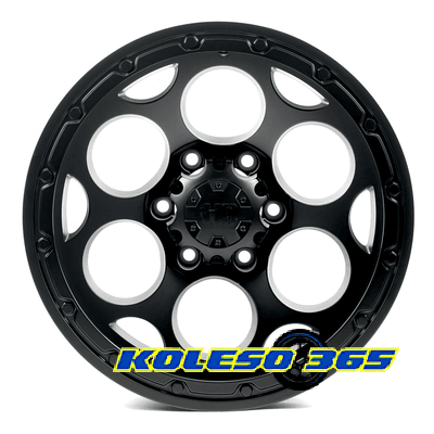 Off Road Wheels OW5748 9x17 6x139.7 ET-10 DIA110 Black Matt (Черный матовый)