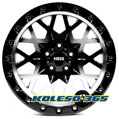 Off Road Wheels OW1458 8.5x18 5x112 ET40 DIA66.6 Gloss Black W/Milled Spoker