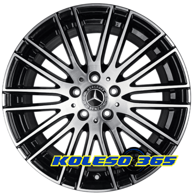 Mercedes OEM A2064014900 7.5x18 5x112 ET40 DIA66.6 Black polished (Черный с полированной лицевой частью)