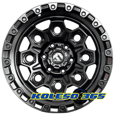 Off Road Wheels JT178-8 9x18 5x127 ET-10 DIA71.5 Black Matt (Черный матовый)