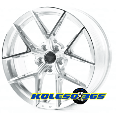 Flow Forming FF6009 7.5x17 5x108 ET35 DIA73.1 Silver Machined Face
