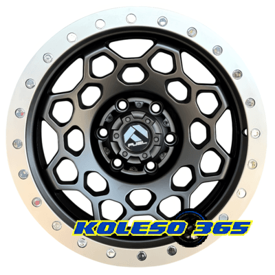 Off Road Wheels JT240-7 8.5x17 6x135 ET0 DIA87.1 Black Matt (Черный матовый)