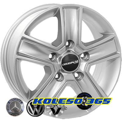 Zorat Wheels BK473 6.5x15 5x160 ET60 DIA65.1 Silver (Серебро)