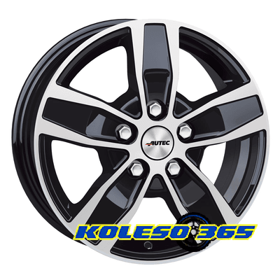 Autec Quantro 6x15 5x130 ET60 DIA84.1 Black polished (Черный с полированной лицевой частью)