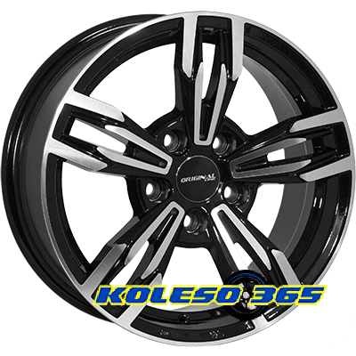 Zorat Wheels 8104 7x16 5x118 ET40 DIA71.1 Black polished (Черный с полированной лицевой частью)