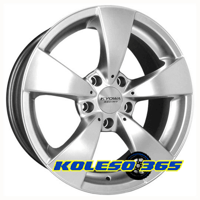 Kyowa Racing KR-356 8x17 5x120 ET15 DIA74.1 Hyper Silver (Cупер серебро)
