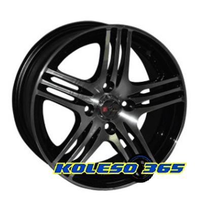 Sportmax Racing SR-277 6x14 4x108 ET38 DIA67.1 Black polished (Черный с полированной лицевой частью)