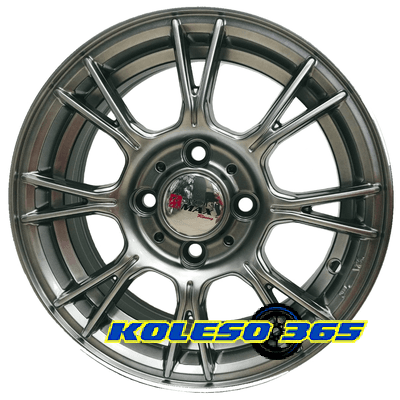 Sportmax Racing SR-D2797 6x14 4x98 ET38 DIA58.6 Hyper black (Насыщенный черный, иногда темно-серебристый)